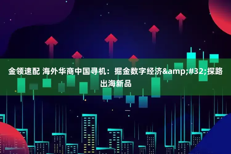金领速配 海外华商中国寻机：掘金数字经济&#32;探路出海新品